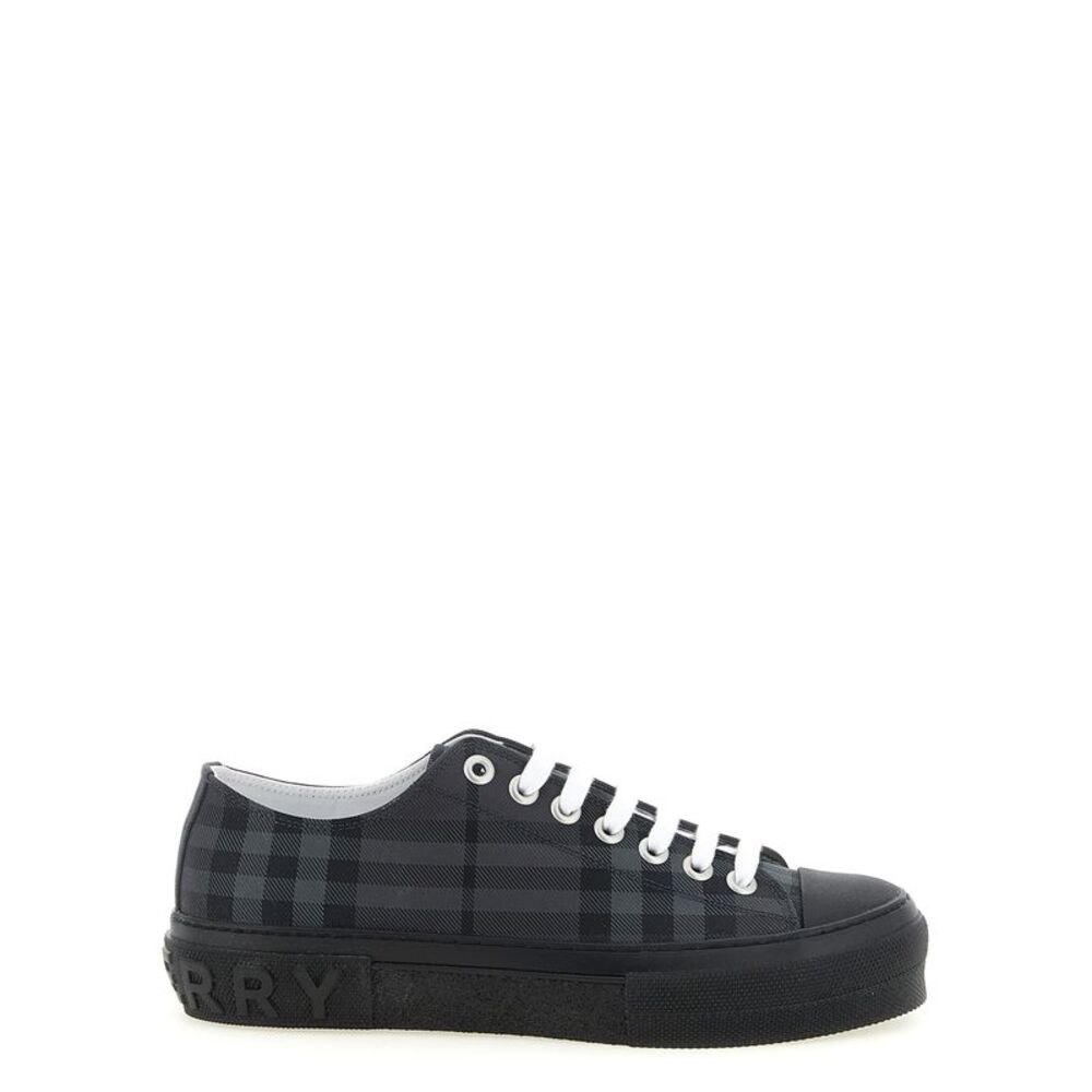 Burberry Gray Polyamide Low Top Men's Sneakers